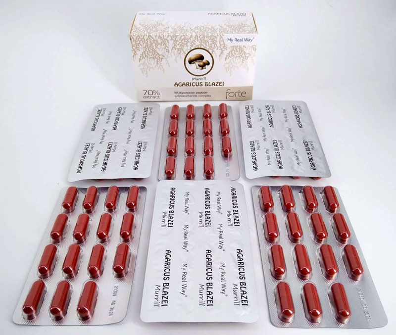 Agaricus Blazei Murrill forte ᐉ 70% экстракт гриба Агарика