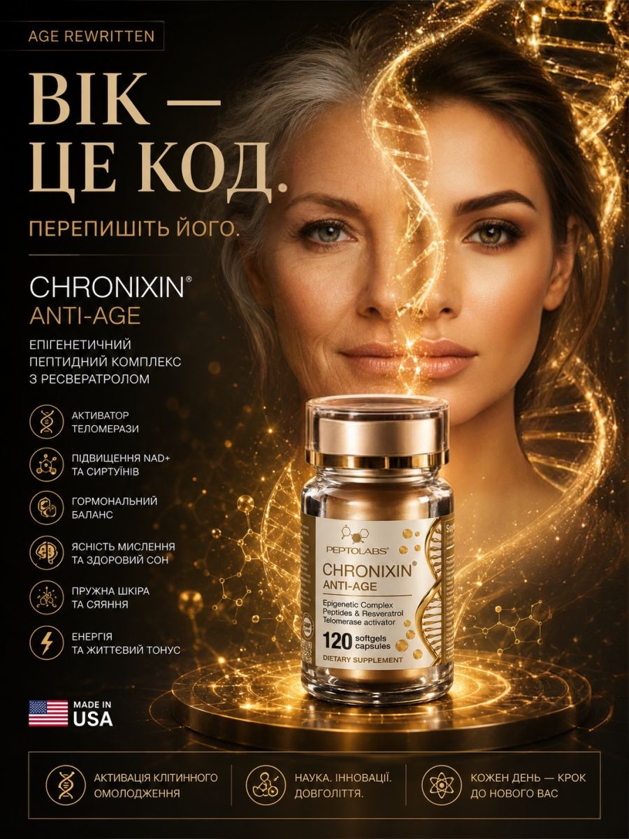 Chronixin Anti-Age ᐉ Пептидный комплекс ᐉ С ресвератролом