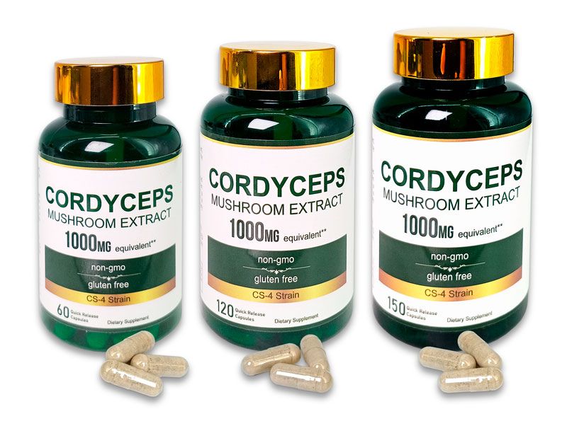 Cordyceps ᐉ Mushroom Extract ᐉ Кордицепс ᐉ 1000 мг