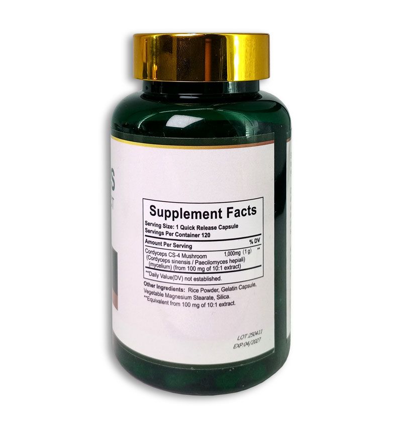 Cordyceps ᐉ Mushroom Extract ᐉ Кордицепс ᐉ 1000 мг