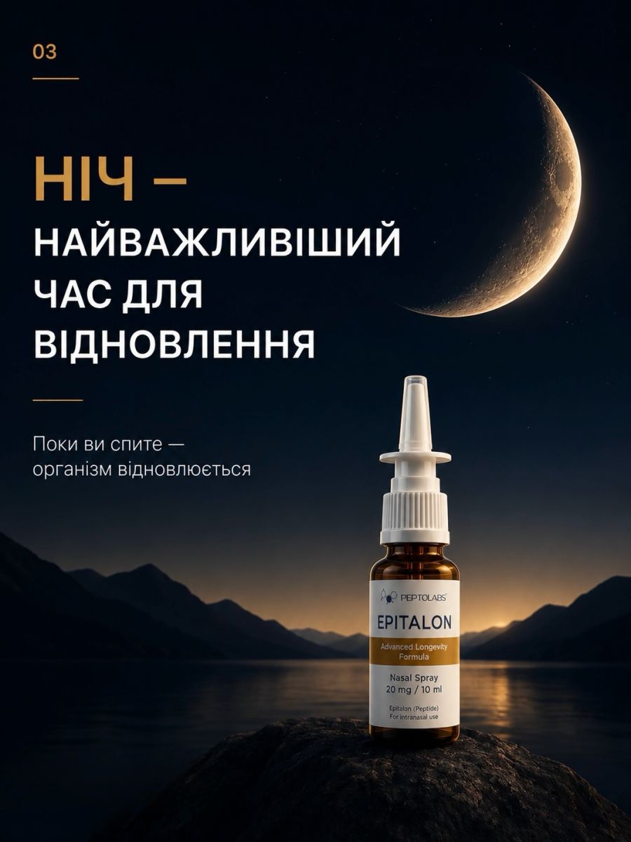 EPITALON ᐉ Пептиды эпифиза ᐉ Для омоложения и улучшения качества сна