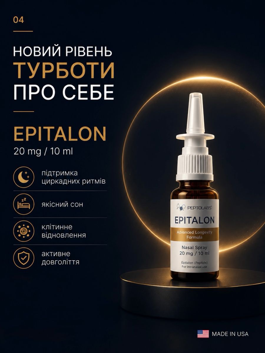 EPITALON ᐉ Пептиды эпифиза ᐉ Для омоложения и улучшения качества сна