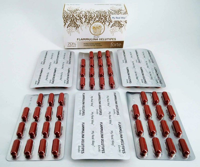 Flammulina velutipes forte ᐉ 70% экстракт гриба Эноки