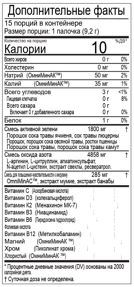 Gr8 Greens ᐉ Кардио-продукт клеточного питания
