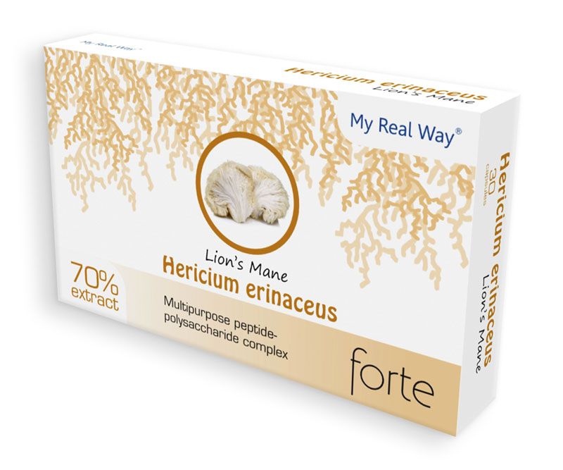 Hericium erinaceus forte ᐉ 70% экстракт гриба Ежовика Гребенчатого
