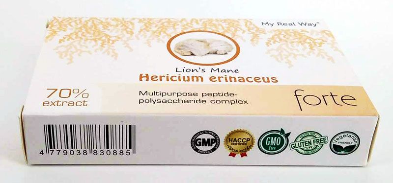 Hericium erinaceus forte ᐉ 70% экстракт гриба Ежовика Гребенчатого