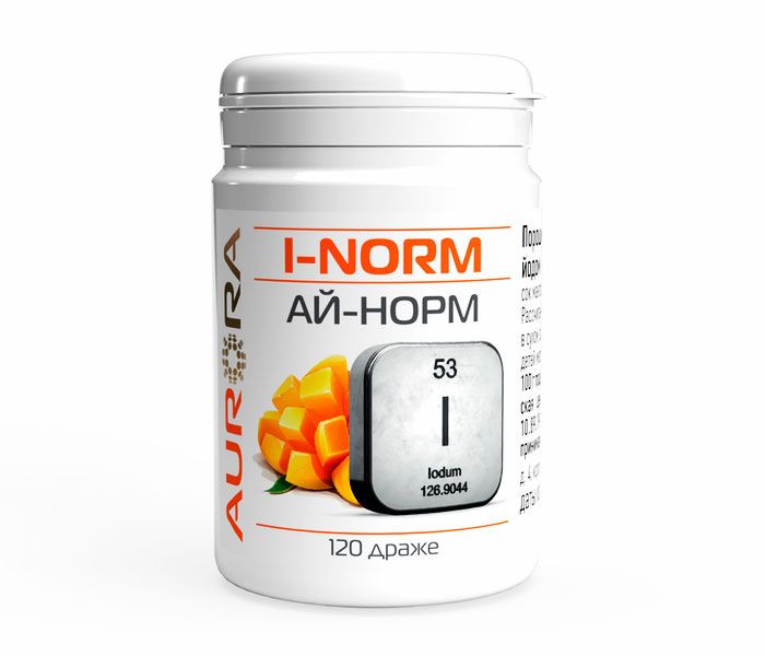 I-Norm ᐉ Источник йода в органической форме