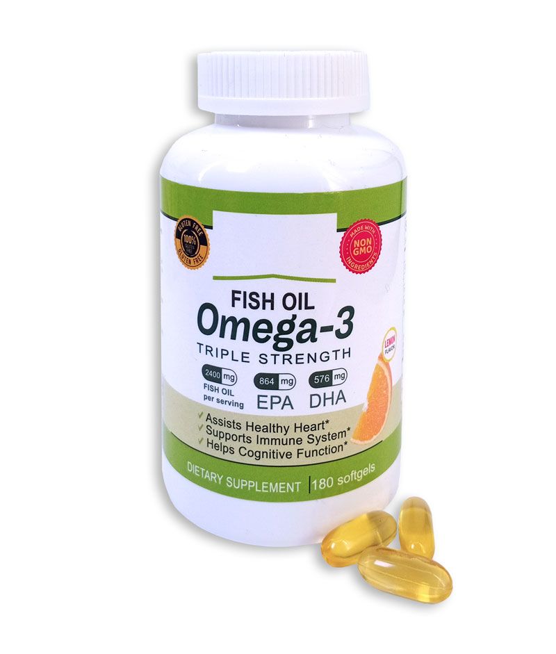 Omega-3 ᐉ Рыбий жир ᐉ Тройная сила