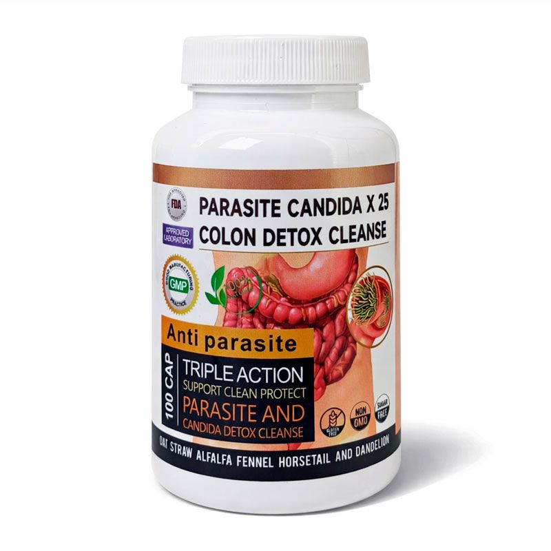 Parasite Candida X 25 ᐉ Мягкое и глубокое очищение кишечника