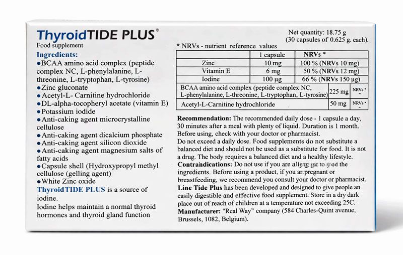 ThyroidTIDE PLUS forte ᐉ Для щитовидной железы