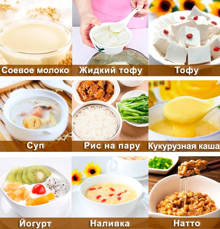 Аппарат для приготовления ТОФУ и соевого молока