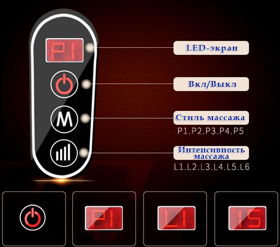 Вибромассажёр ᐉ PULI ᐉ PL-607AC3