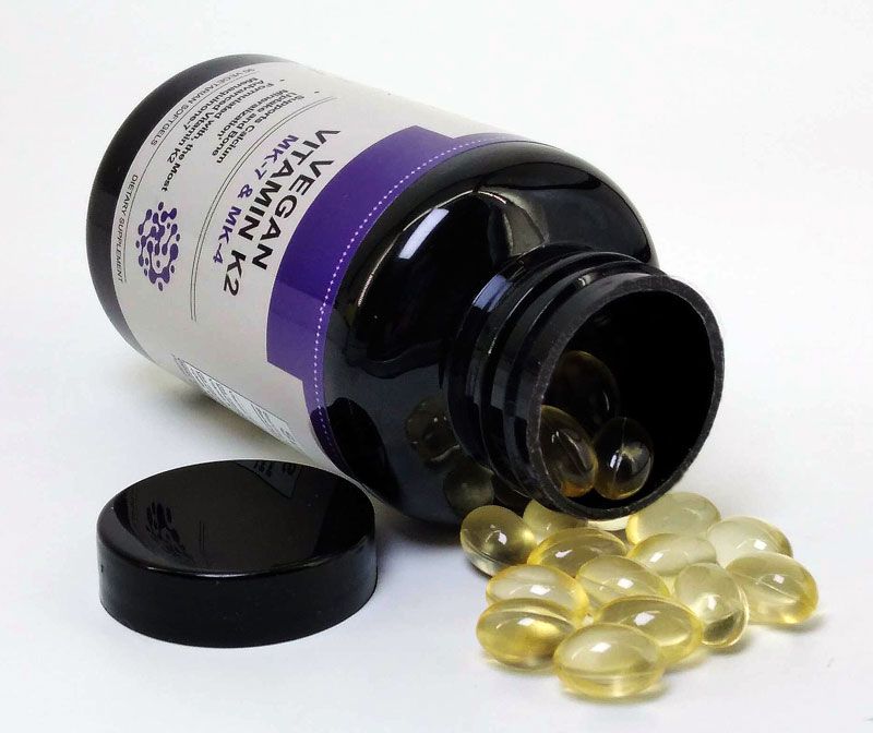 Vitamin K2 ᐉ MK-7 и MK-4 ᐉ Для усвоения кальция и минерализации костей