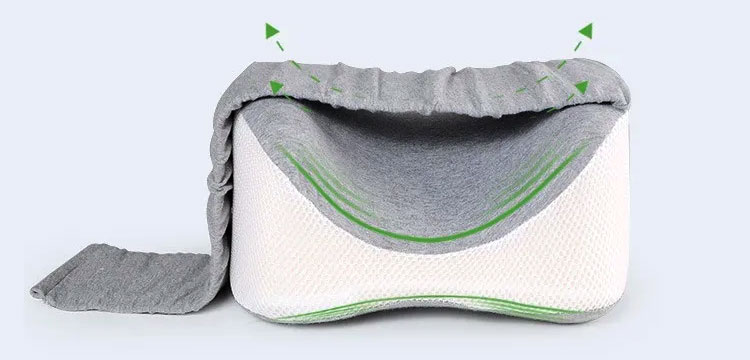 Ортопедична подушка для ніг та колін М-04 JYM Pillow з ефектом пам'яті