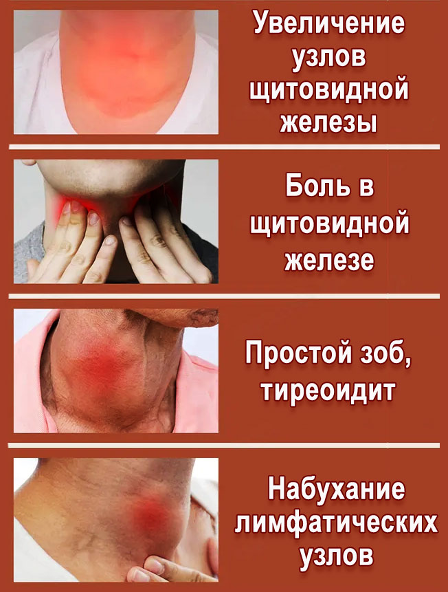 Крем-гель с массажным ролом для щитовидной железы