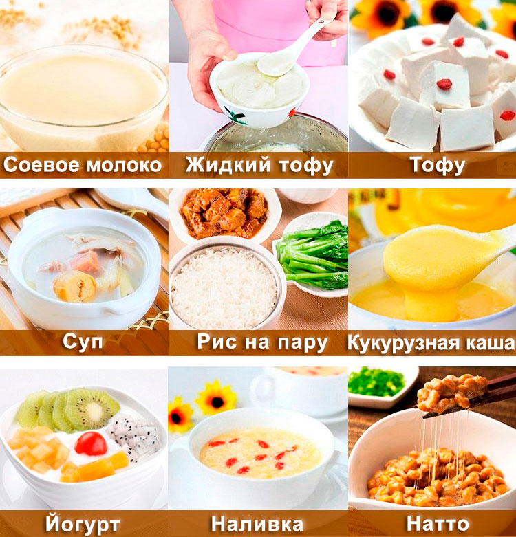 Аппарат для приготовления ТОФУ и соевого молока