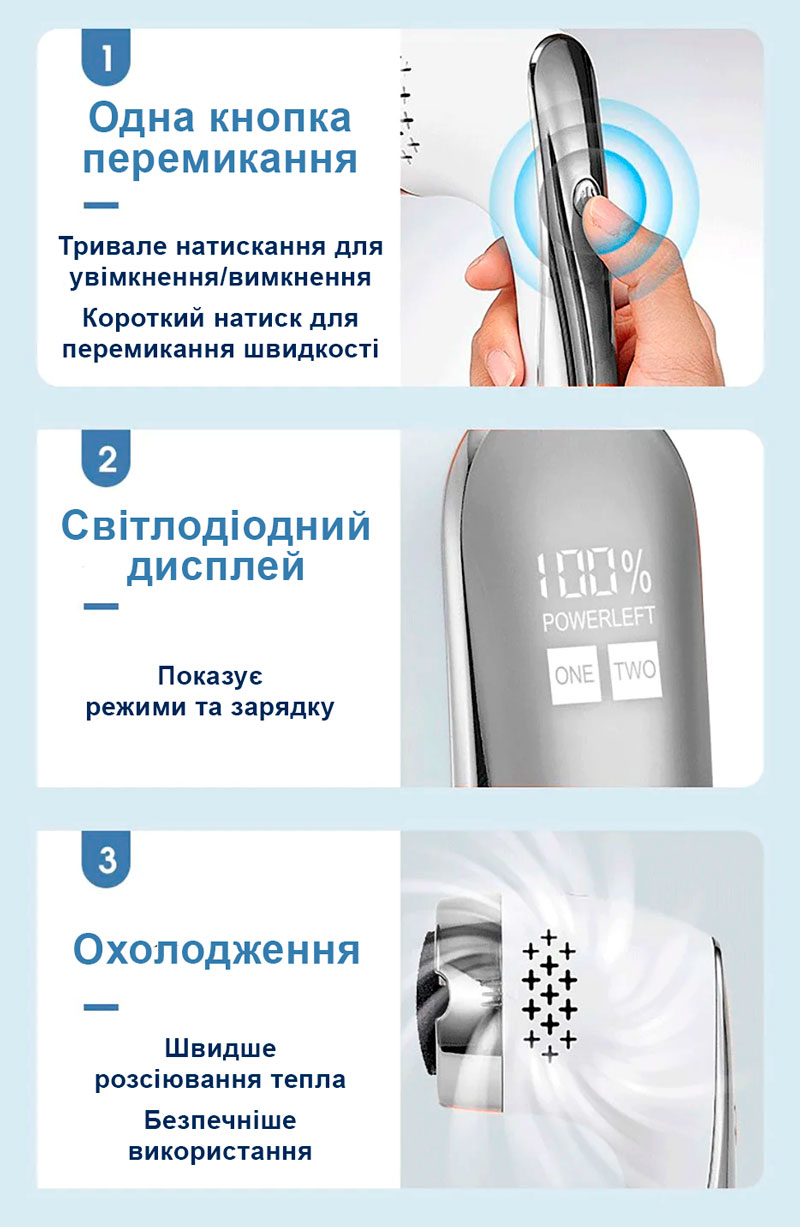 Електропемза М‑2 для сухої шкіри ніг